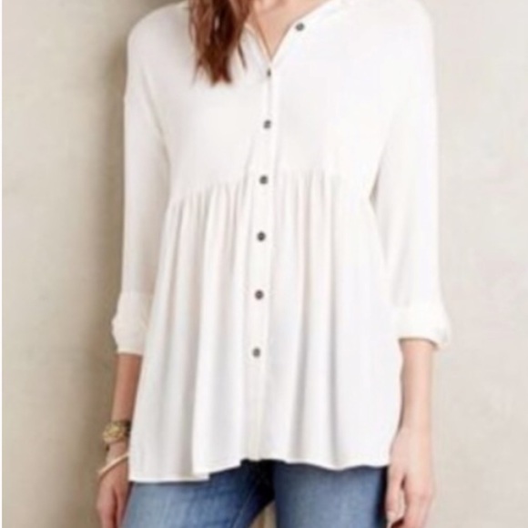 Anthropologie Tops - Anthropologie Everleigh High Low Tunic